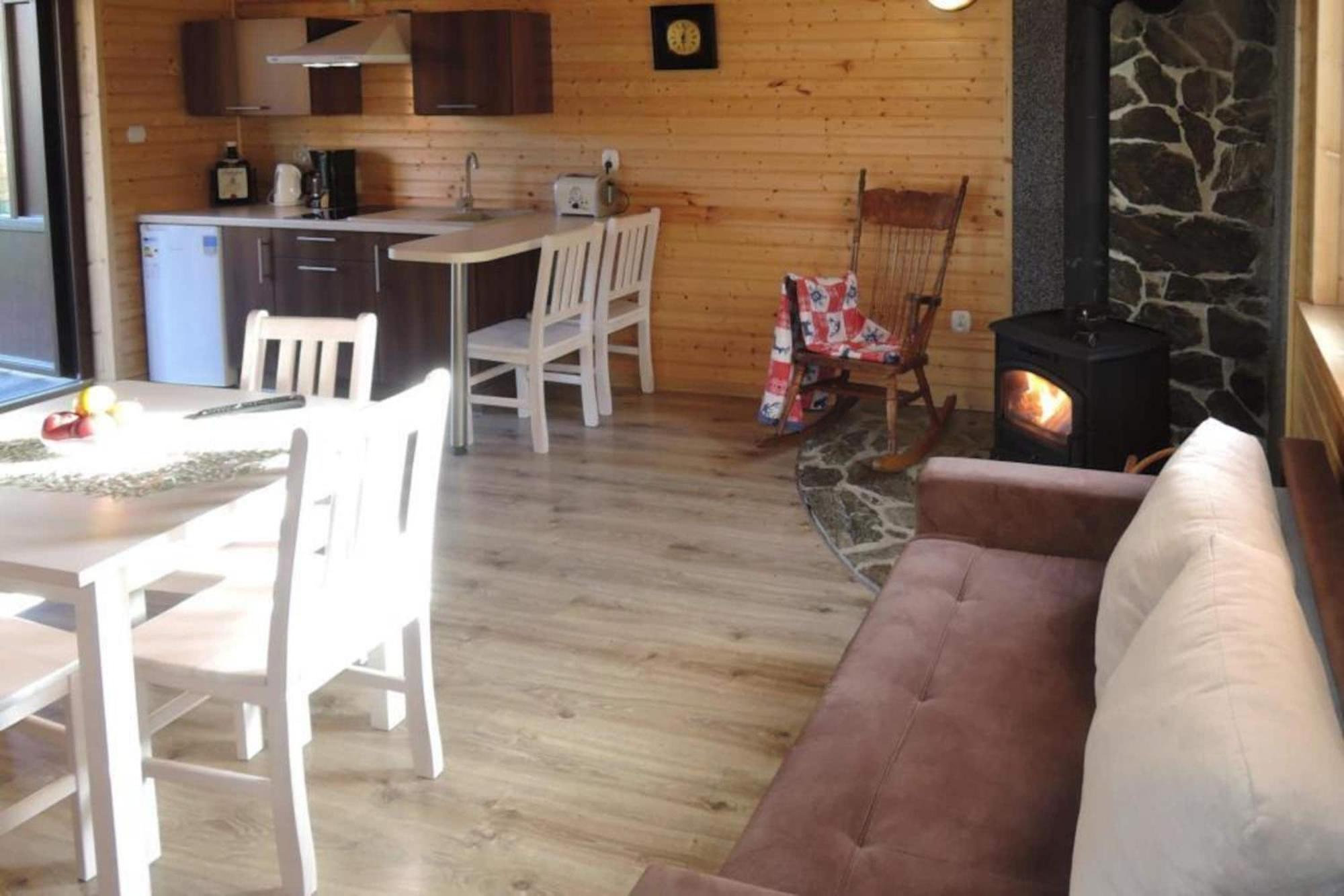 Вилла Modern Wood House In Rewal With A Terrace Экстерьер фото